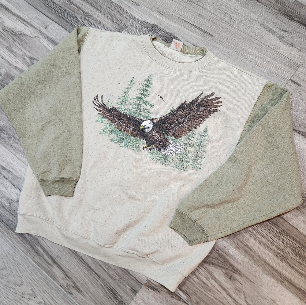 VTG Bald Eagle crewneck sweatshirt